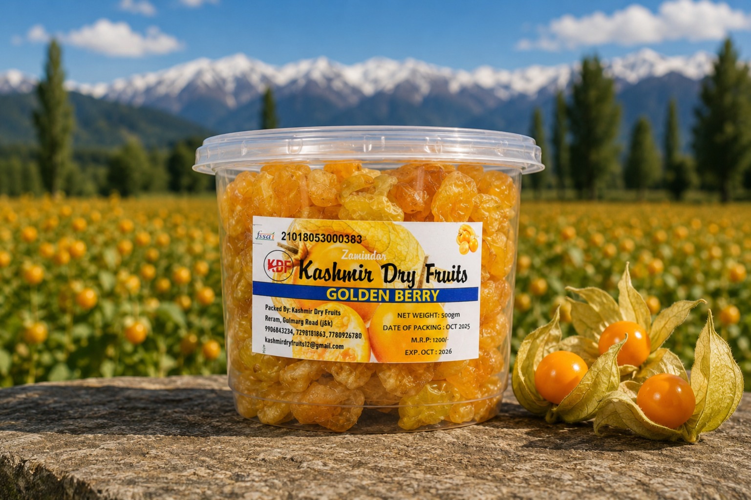 Premium Kashmiri Golden Berry