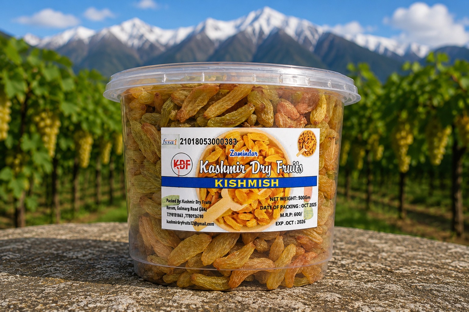 Pure Kashmiri Kishmish (Raisins)